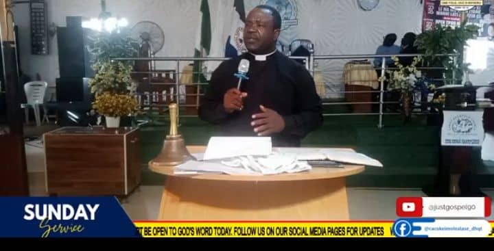 Pastor I.A. Fajuyagbe preaching during Sunday Service, 20 September 2026 — Transformation by the word of God